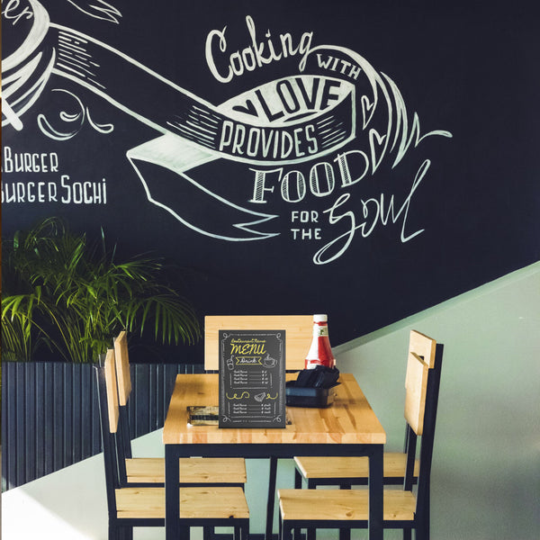 Mini Tabletop Chalkboard Sign 6 x 8.2 inch